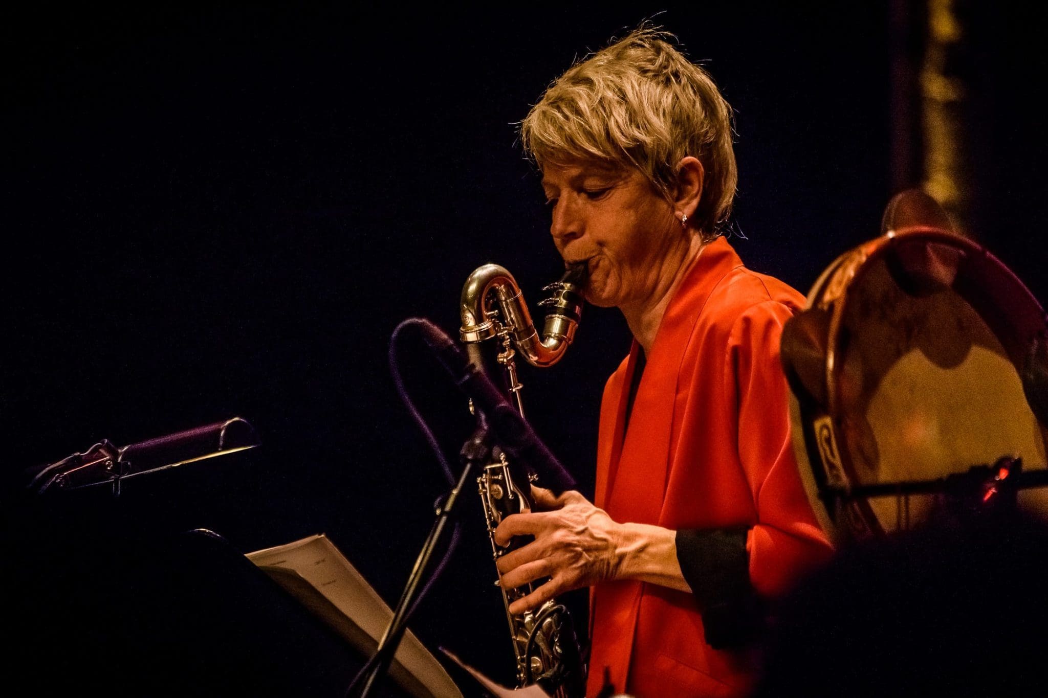 Lori Freedman à la clarinette