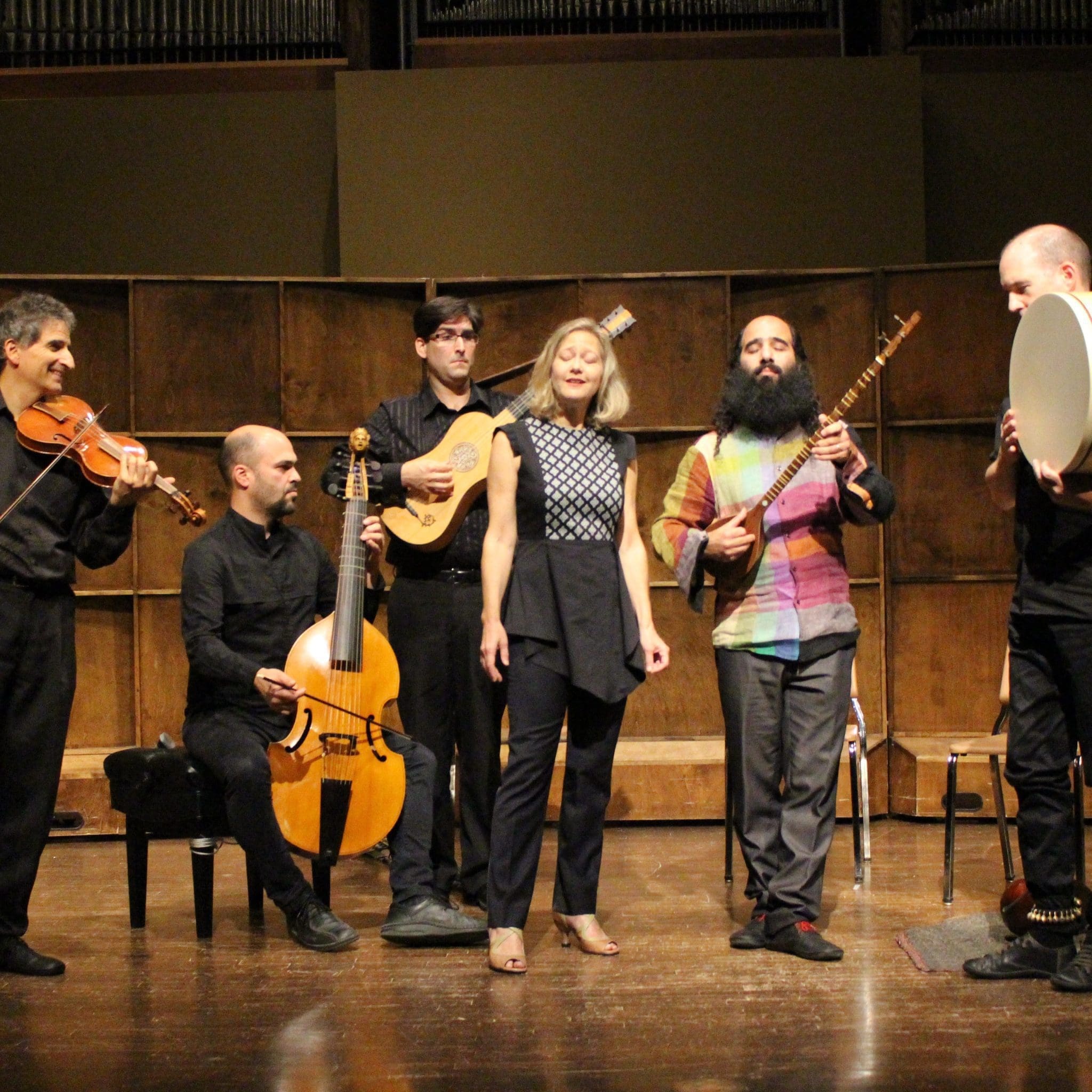 Musiciens sur scène