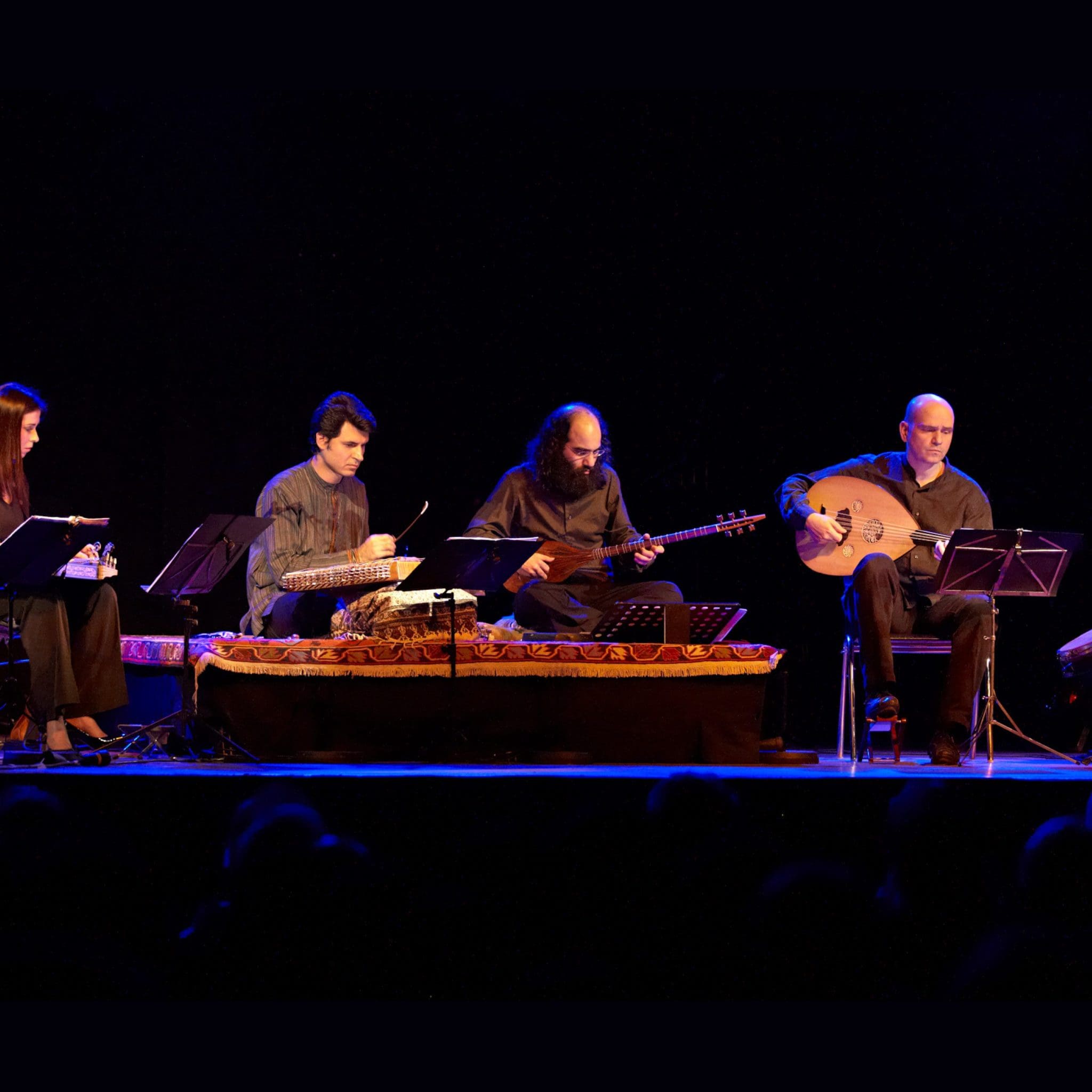 Musiciens sur scène